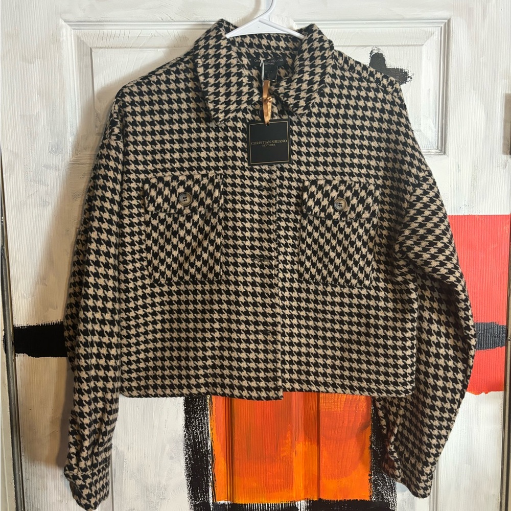 Christian Soriano medium houndstooth jacket